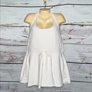 Blogilates NWT Size 1X Sugar Swizzle Game Set Match Athletic Halter Romper Dress